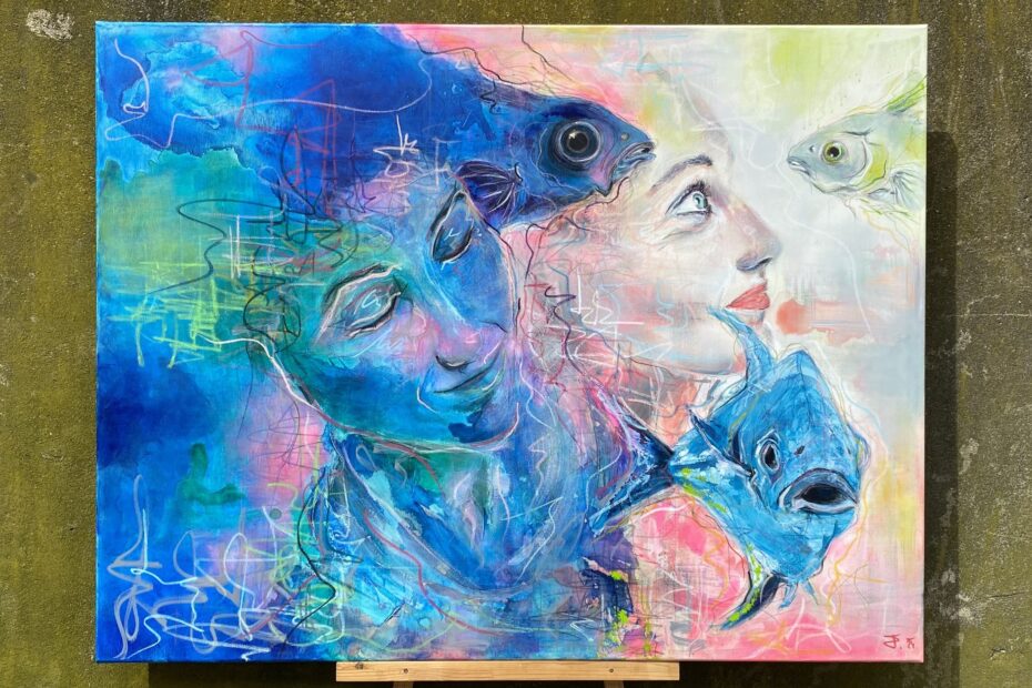 Sea of Colors 2024, 130x100cm