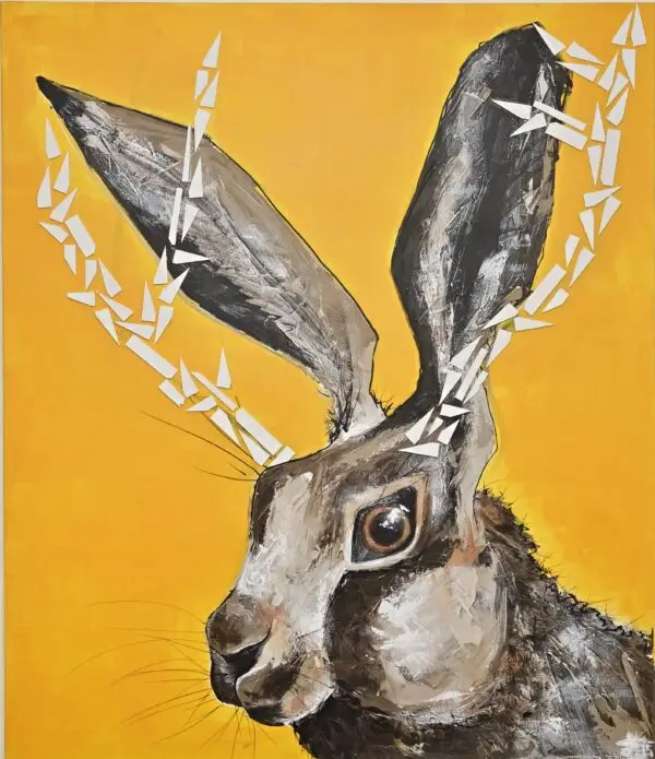 Jackalope 1 - magnet - Image 2