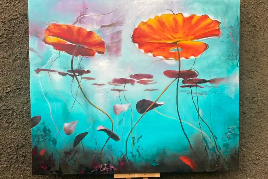 pod hladinou 120x100cm 2024